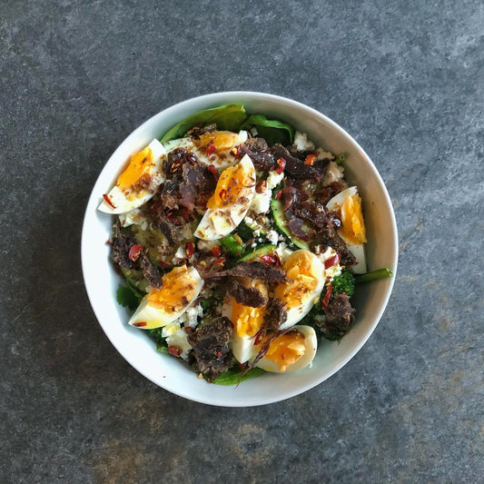 Biltong salad - your imagination is the limit - Runder Biltong 