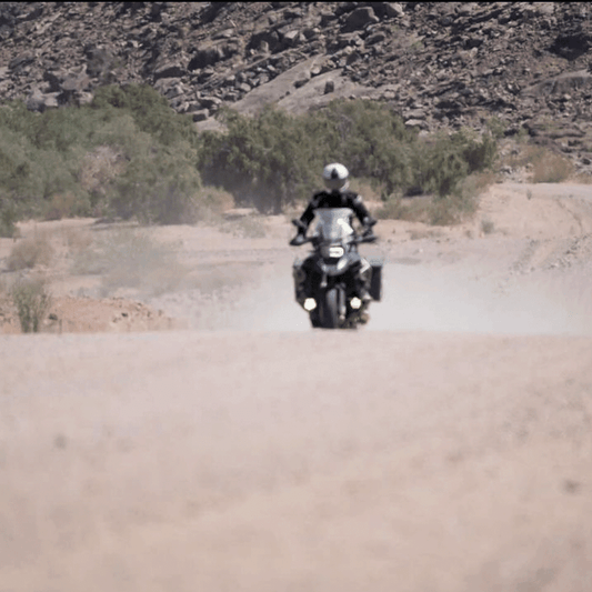 Khalid Al-Jabir - Man on Wheels - 'Desert Man' - Runder Biltong 