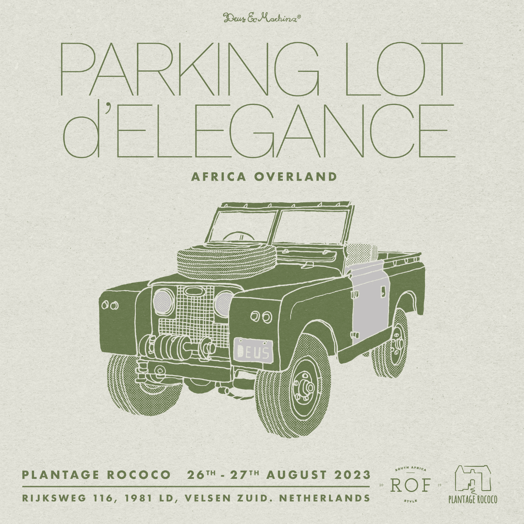 Join us at The Parking Lot D'Elegance, Eco Plantage Rococo Hotel - Runder Biltong 