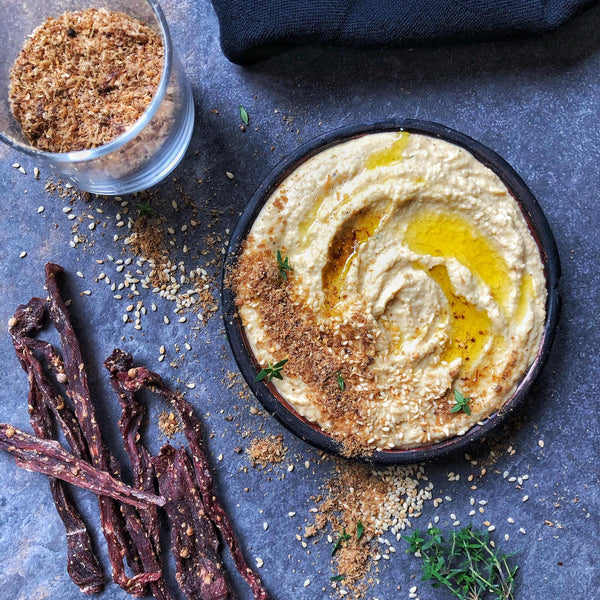 Biltong Dust and Hummus Recipe
