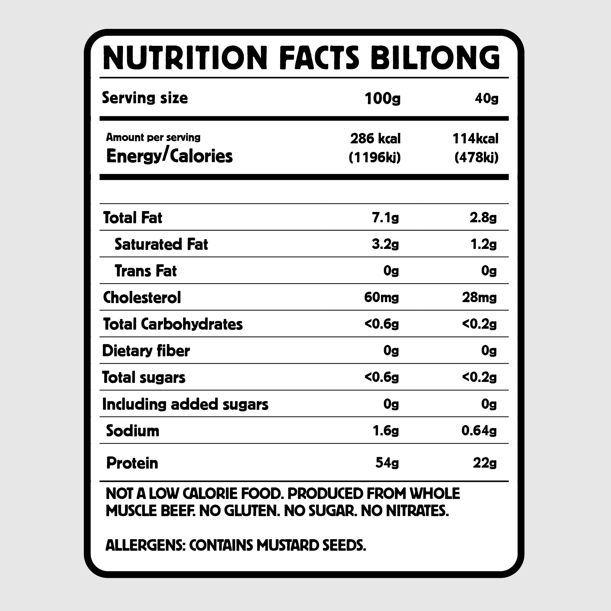 Biltong Sliced